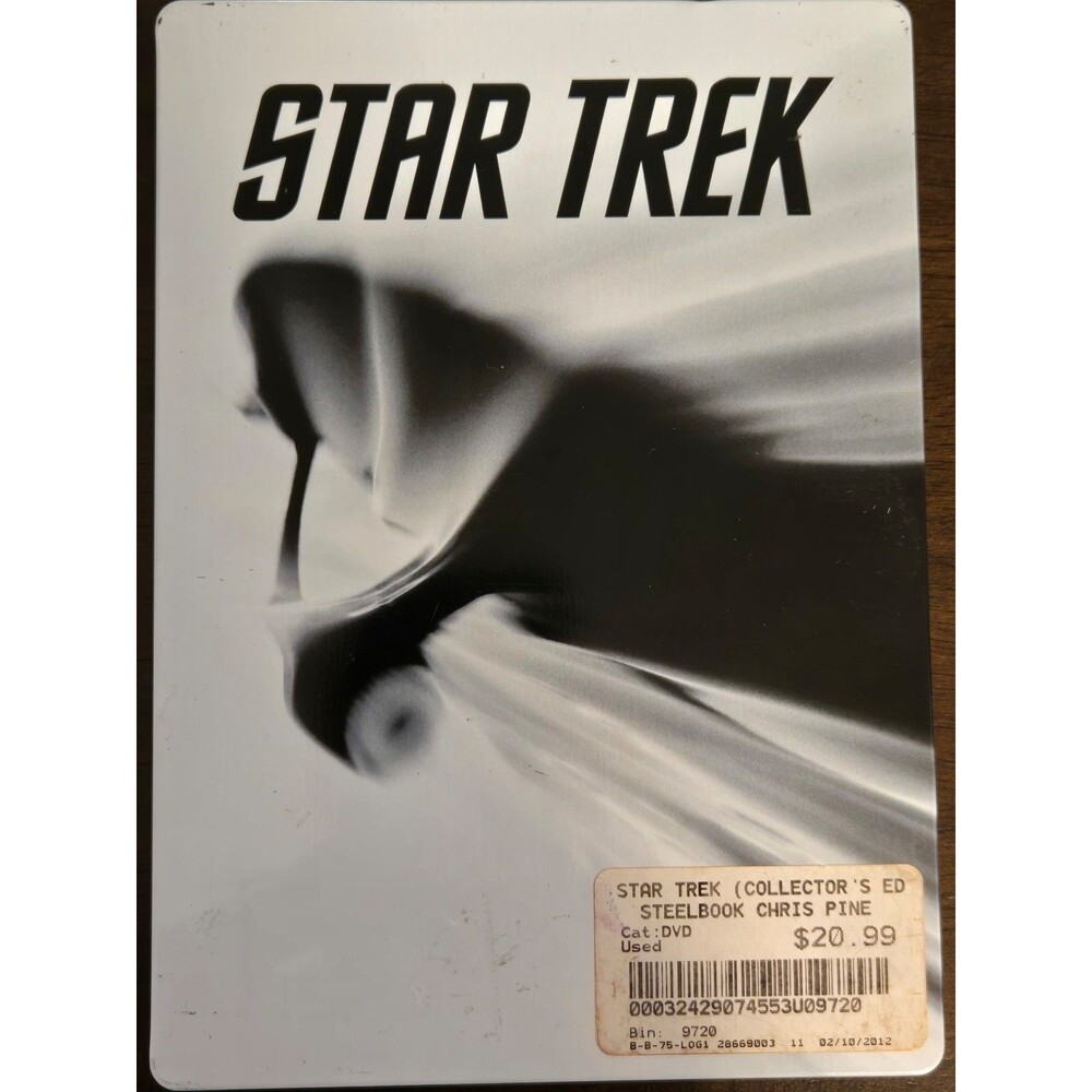 Star Trek DVD  Disc 1 & 2 in Metal Case
